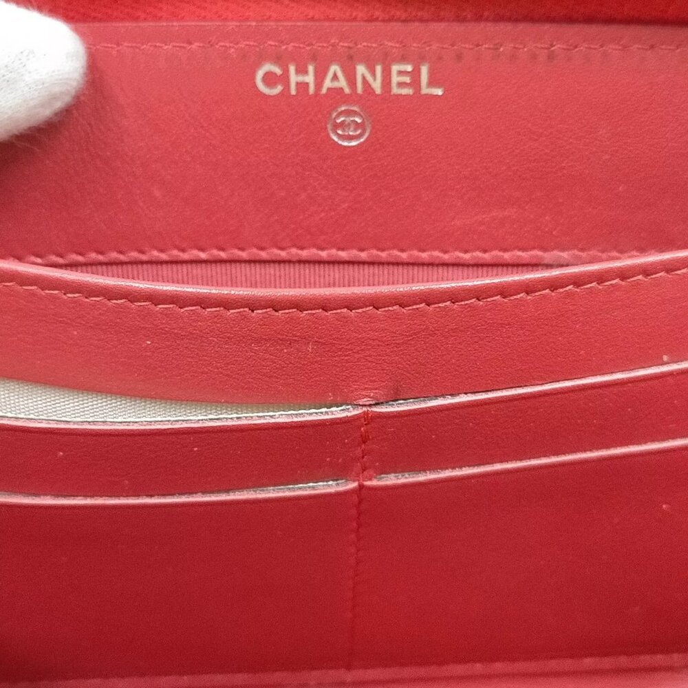 910296AY (X4) Chanel Wallet Long Pink Enamel - Picture 8 of 10